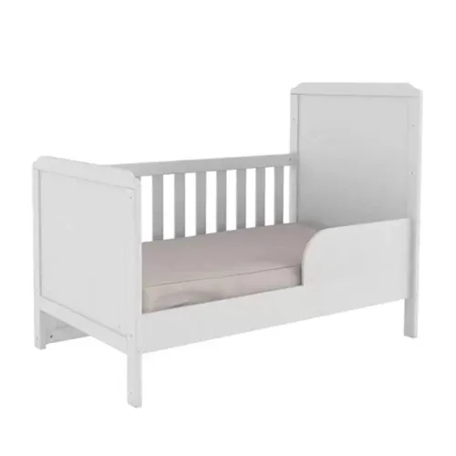 Berço Americano Cloe Mini Cama 2 em 1 Branco Brilho